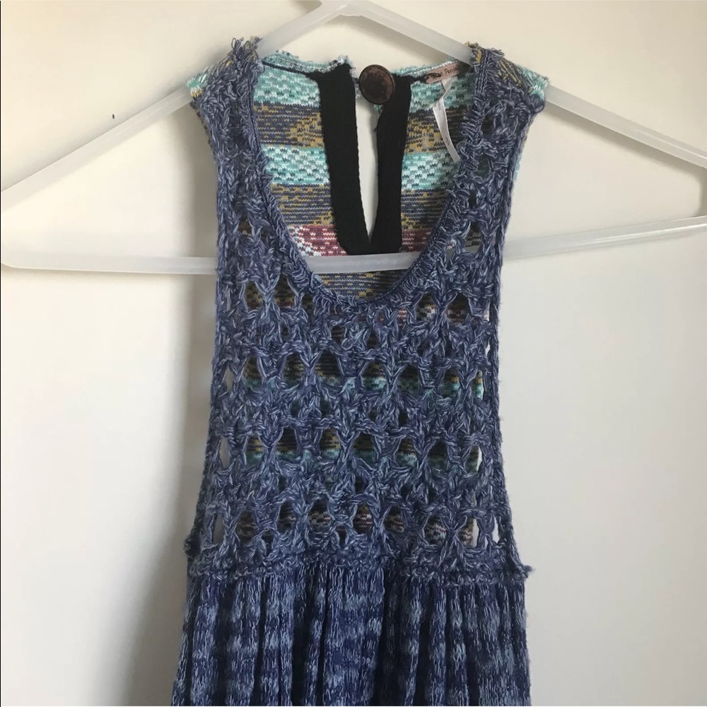 NWT Free People Rare Hearts Knit Tunic Boho - Picture 6 of 8